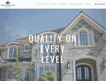 Tablet Screenshot of millhavenhomes.com